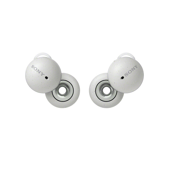 Sony WF-L900 | Écouteurs intra-auriculaires - LinkBuds - 100% Sans fil - Bluetooth - Microphone - Contrôle adaptatif - Jusqu'à 17,5 heures d'autonomie - Blanc-SONXPLUS St-Jean