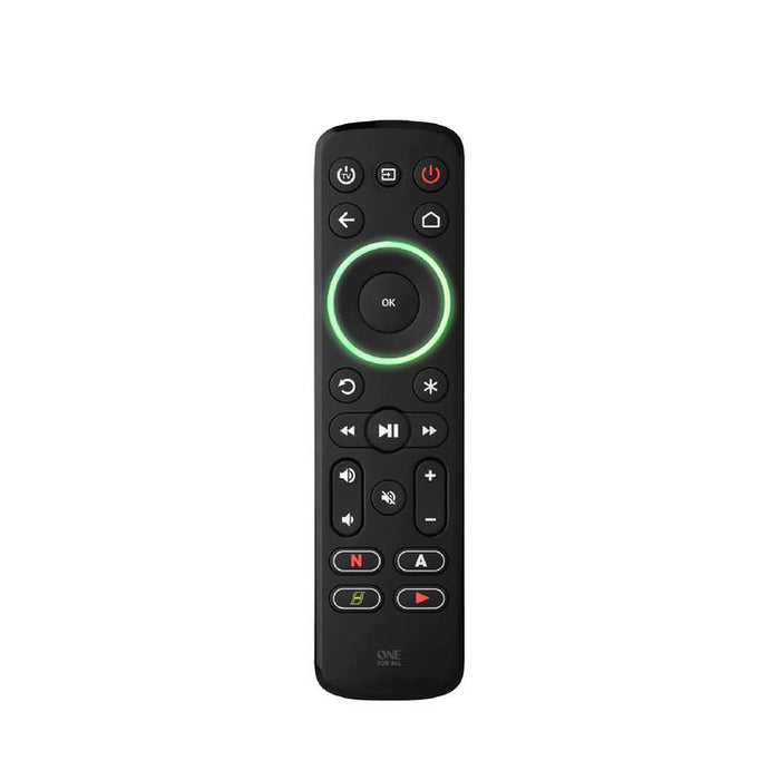 One for All URC7935R | Télécommande universelle intelligente pour téléviseur, appareil de streaming et barre de son - Série Smart - Noir-SONXPLUS St-Jean