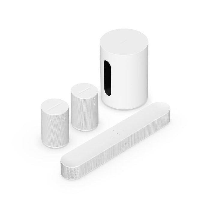 Sonos | Ensemble immersif avec Beam - Sub Mini - Era 100 - Blanc-SONXPLUS St-Jean