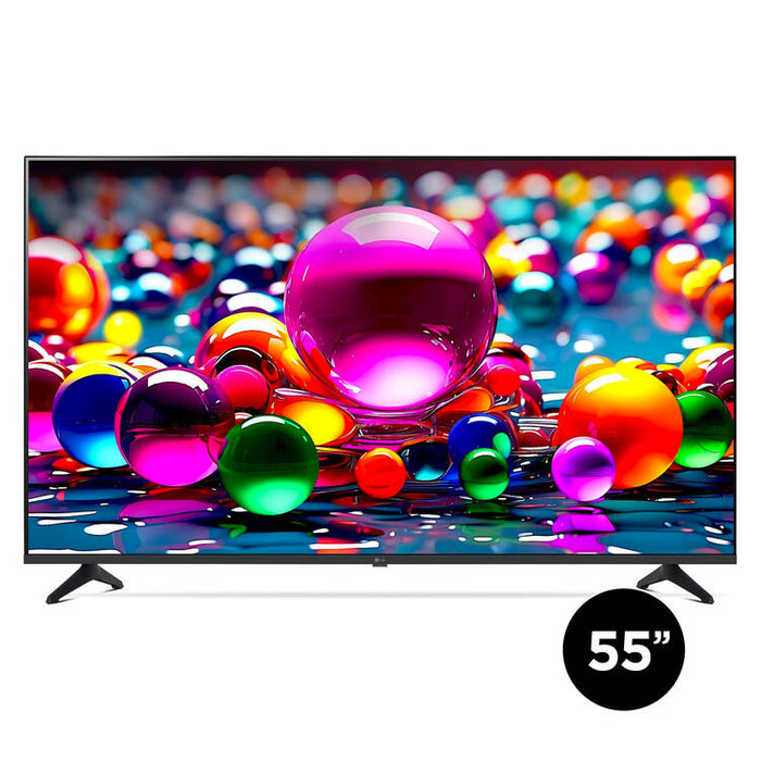 LG 55UA7700PUB | Téléviseur 55" - 4K Ultra HD - DEL - Série UA7700 - HDR - Smart WebOS - 60 Hz natif - Processeur IA a7 Gen8 4K - Noir | SONXPLUS St-Jean