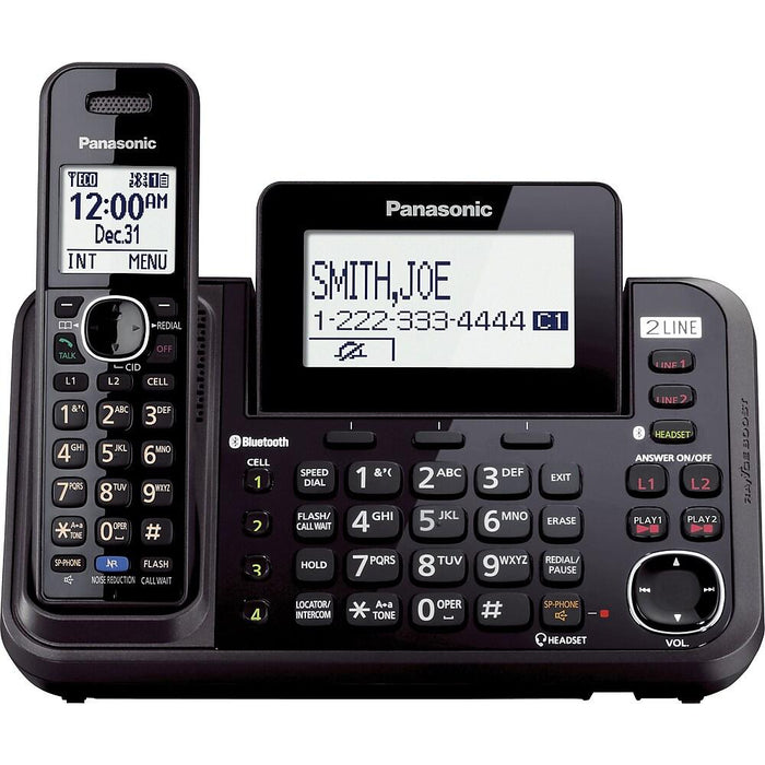 Panasonic KX-TG9541B | Téléphone sans fil - 1 combiné - Répondeur - Noir-SONXPLUS St-Jean