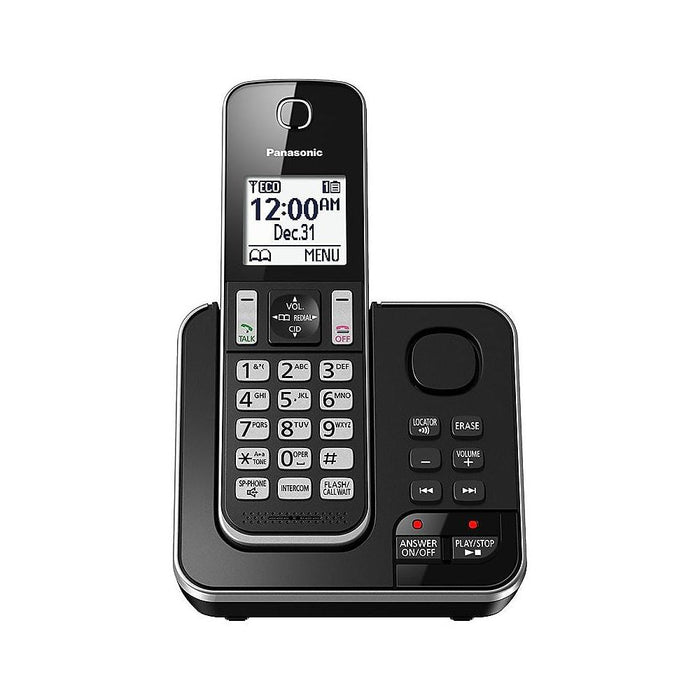 Panasonic KX-TGD390B | Téléphone sans fil - 1 combiné - Répondeur - Noir-SONXPLUS St-Jean