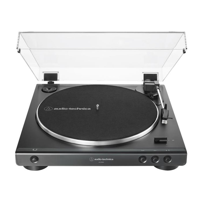 Audio-Technica AT-LP60XBK | Stereo Turntable - Belt Drive - Fully Automatic - Black-SONXPLUS St-Jean