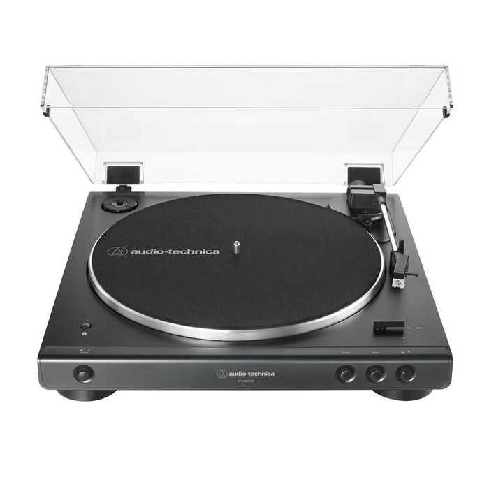 Audio-Technica AT-LP60XBTBK | Turntable Stereo - Wireless - Bluetooth - Belt Drive - Fully Automatic - Black-SONXPLUS St-Jean