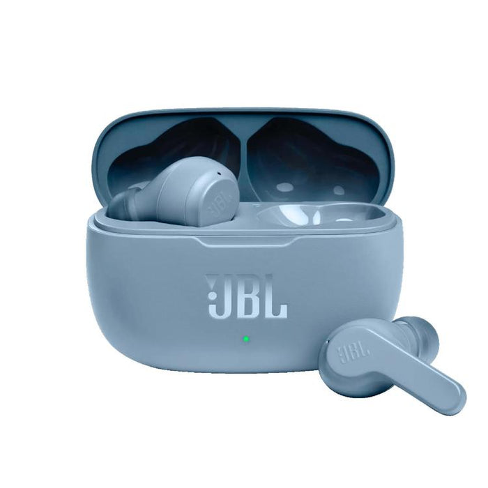 JBL Vibe 200TWS | 100% Wireless In-Ear Headphones - Bluetooth - JBL Deep Bass Sound - Microphone - Blue-SONXPLUS St-Jean