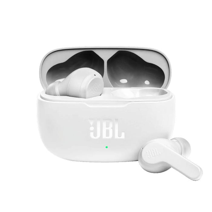 JBL Vibe 200TWS | 100% Wireless In-Ear Headphones - Bluetooth - JBL Deep Bass Sound - Microphone - White-SONXPLUS St-Jean
