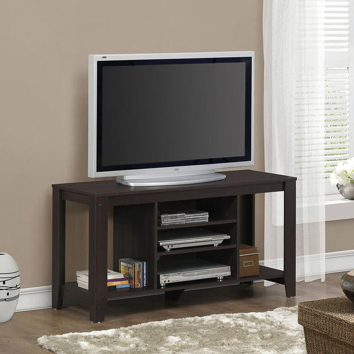 Monarch Specialties I 3529 | TV Stand - 48" - Espresso-SONXPLUS St-Jean