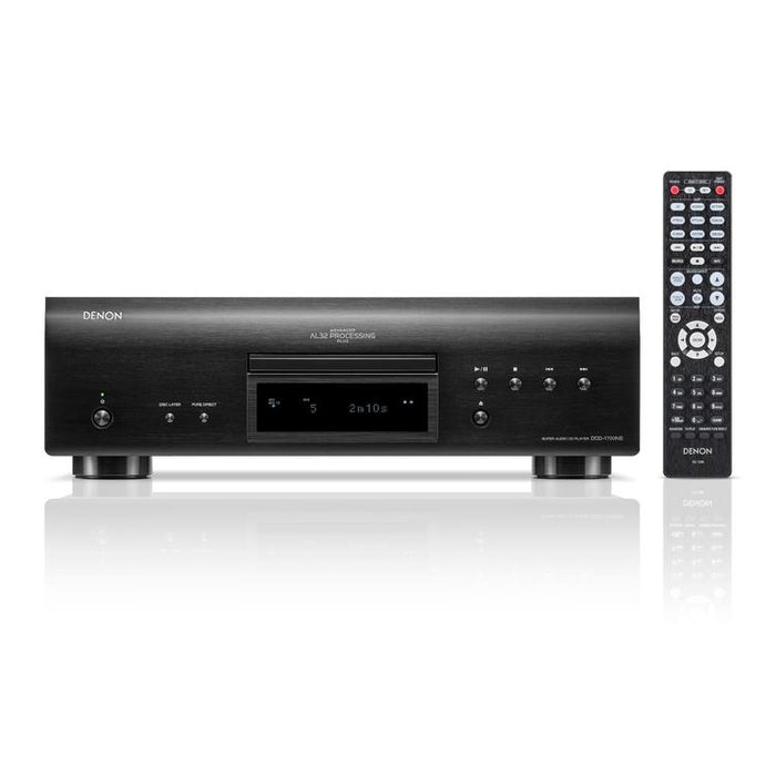 Denon DCD-1700NE | CD/SACD Player - With Advanced AL32 Processing Plus - SVH Mechanism - Black-SONXPLUS St-Jean