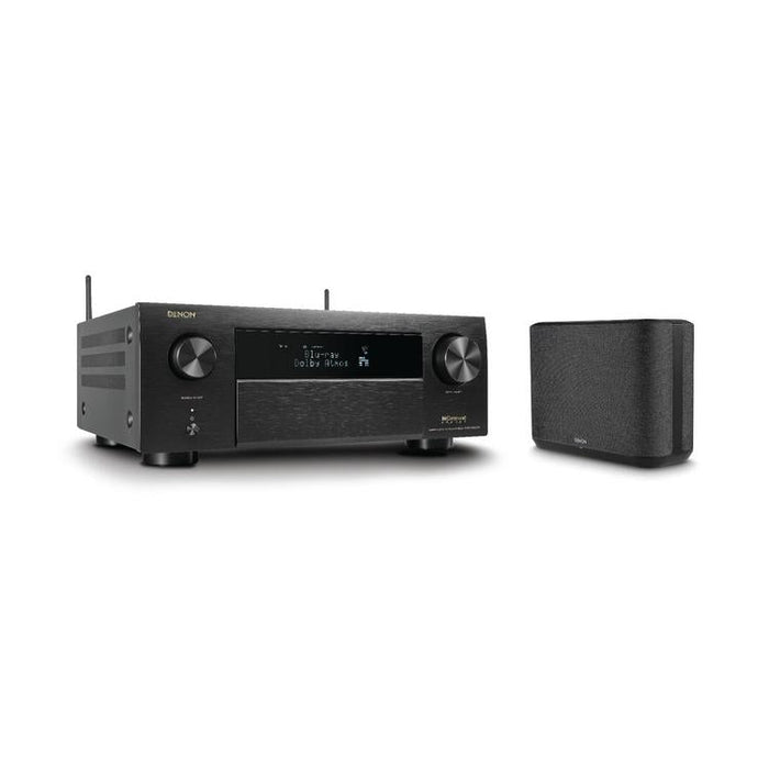Denon AVRX4800H & HOME250 | 9.4 channel AV receiver and wireless speaker - 8K - Auro 3D - Home theater - HEOS - Black-SONXPLUS St-Jean