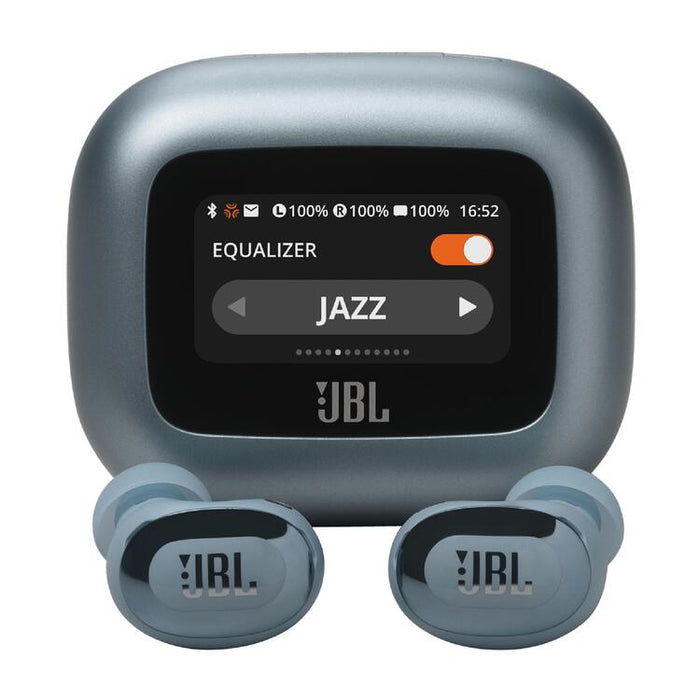 JBL Live Buds 3 | In-Ear Headphones - 1.45" LED Touch Screen - Bluetooth - Blue-SONXPLUS St-Jean