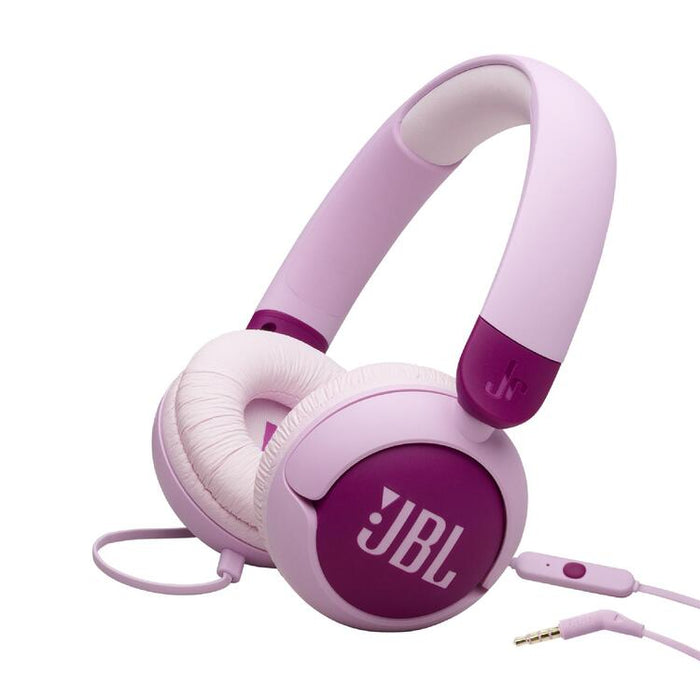 JBL JR320 | Wired circum-aural headphones for kids - JBL Safe Sound - Microphone - Mauve | SONXPLUS St-Jean