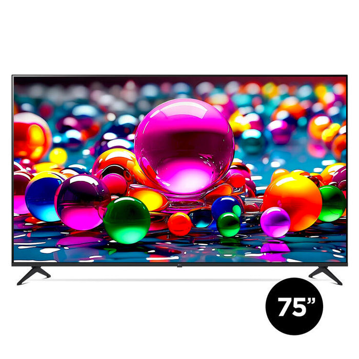 LG 75UA7700PUA | 75" Television - 4K Ultra HD - LED - UA7700 Series - HDR - Smart WebOS - 60 Hz native - Processor IA a7 Gen8 4K - Black | SONXPLUS St-Jean