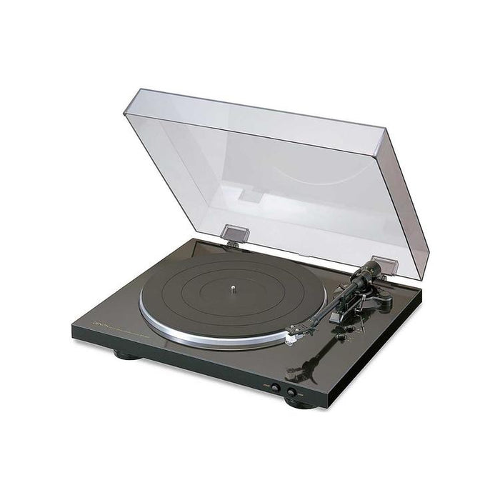Denon DP-300F | Automatic turntable - Phono equalizer - Straight speed arm - Black-SONXPLUS St-Jean