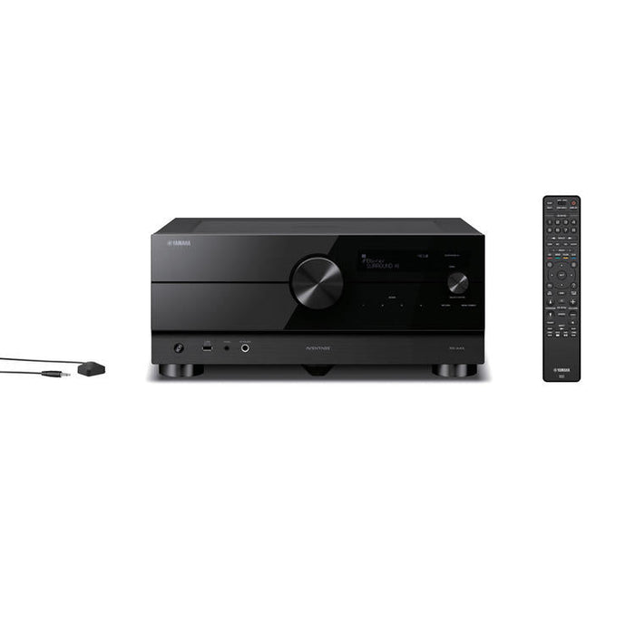 Yamaha RXA4A | Récepteur AV cinéma maison 7.2 - Série Aventage - HDMI 8K - MusicCast - HDR10+ - 100W à 7.2 canaux - Zone 2 - Noir-SONXPLUS St-Jean