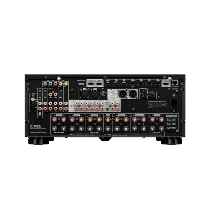 Yamaha RXA8A | Récepteur AV cinéma maison 11.2 - Série Aventage - HDMI 8K - MusicCast - HDR10+ - 150W X 11 avec Zone 3 - Noir-SONXPLUS St-Jean