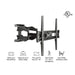 Syncmount SM-3265FM | Support mural articulé pour téléviseur 32" à 65" - Jusqu'à 66 lb-SONXPLUS St-Jean