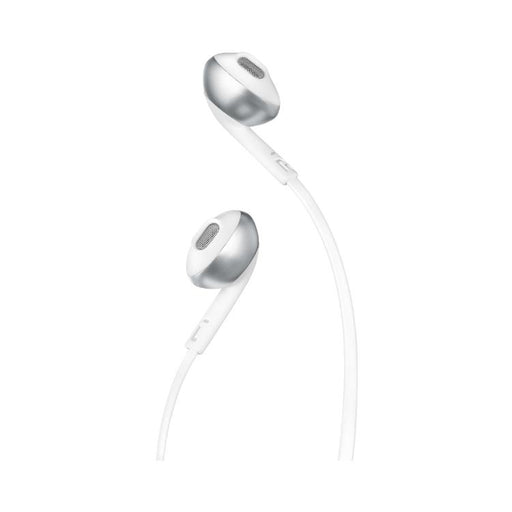 JBL Tune 205 | Écouteurs filaire intra-auriculaires - JBL Pure Bass - Microphone - Chrome-SONXPLUS St-Jean