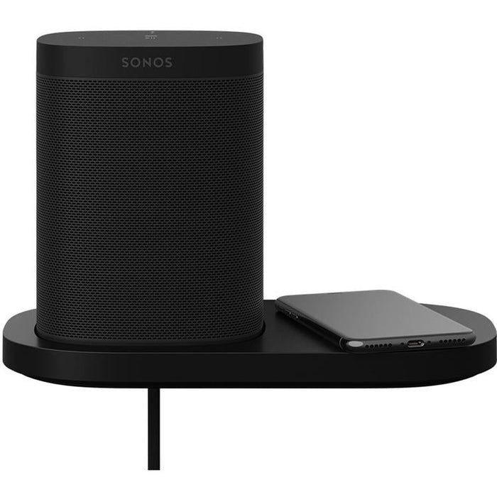 Sonos S1SHFWW1BLK | Étagère pour Haut-parleurs One et One SL - Noir-SONXPLUS St-Jean
