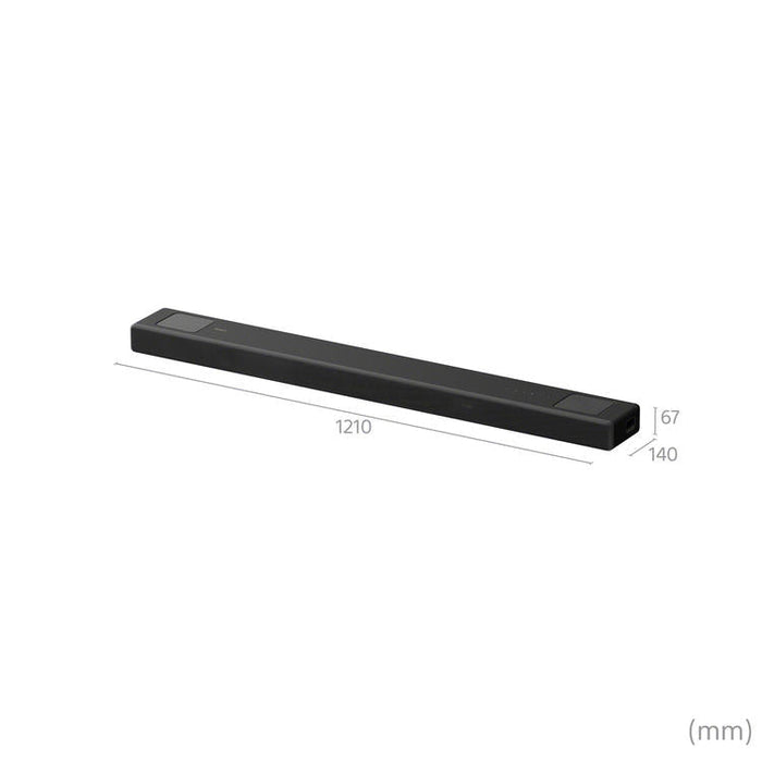 Sony HT-A5000 | Barre de son - Pour cinéma maison - 5.1.2 canaux - Sans fil - Bluetooth - Wi-Fi intégré - 450 W - Dolby Atmos - DTS:X - Noir-SONXPLUS St-Jean