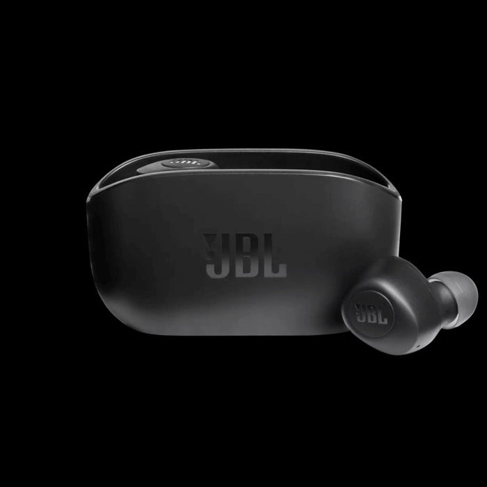 JBL Vibe 100TWS | Écouteurs 100% sans fil intra-auriculaires - Bluetooth - Isolation sonore - Microphone - Noir-SONXPLUS St-Jean