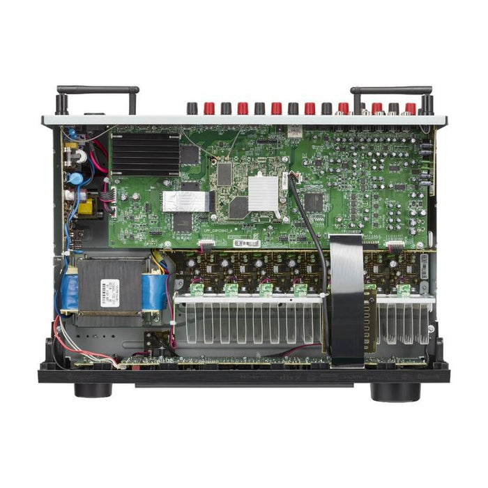 Denon AVRX1700H | Récepteur AV 7.2 canaux - Cinéma maison - Audio 3D - 8K - HEOS - 80 W / Canal - Noir-SONXPLUS St-Jean