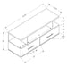 Monarch Specialties I 2608 | Meuble TV - 48" - 2 Tiroirs de rangement - Gris-SONXPLUS St-Jean