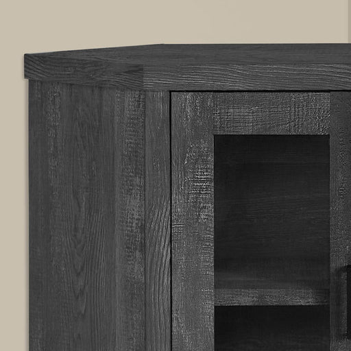 Monarch Specialties I 2716 | Meuble TV - 42" - En coin - Imitation bois - Noir-SONXPLUS St-Jean