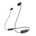 Sony WI-C100 | Écouteurs intra-auriculaires - Sans fil - Bluetooth - Autour du cou - Microphone - IPX4 - Noir-SONXPLUS St-Jean