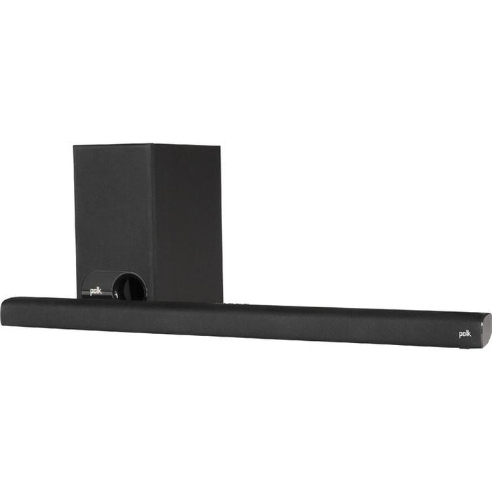 Polk Signa S2 | Barre de son universelle - Avec Caisson de graves sans fil - Bluetooth - Expérience de Cinéma Maison - Voice Adjust - HDMI - Noir-SONXPLUS St-Jean