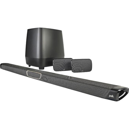 Polk MagniFi MAX SR | Système Cinéma maison 5.1 - Barre de son Max - 1 Caisson de graves sans fil - 2 Haut-parleurs surround sans fil - Noir-SONXPLUS St-Jean