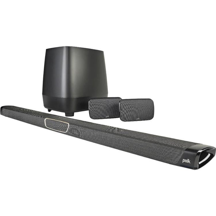 Polk MagniFi MAX SR | Système Cinéma maison 5.1 - Barre de son Max - 1 Caisson de graves sans fil - 2 Haut-parleurs surround sans fil - Noir-SONXPLUS St-Jean