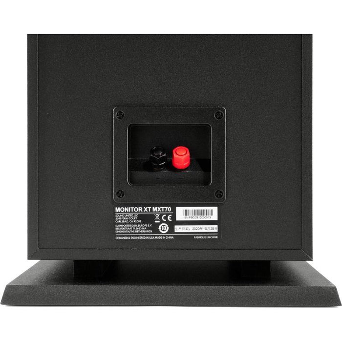 Polk Monitor XT70 | Haut-parleurs de plancher - Tour - Certifié Hi-Res Audio - Noir - Paire-SONXPLUS St-Jean
