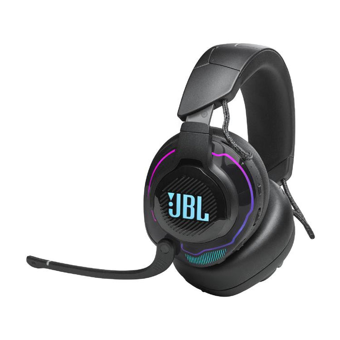 JBL Quantum 910 | Casque de jeu Pro circum-auriculaire - Sans Fil - Éclairage RGB - Réduction de bruit - Noir | Sonxplus Saint-Jean-sur-Richelieu