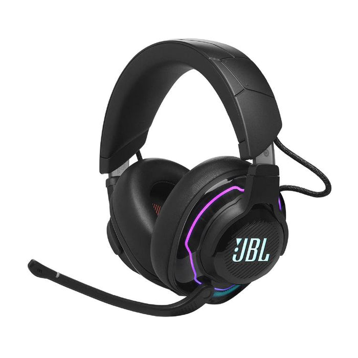 JBL Quantum 910 | Casque de jeu Pro circum-auriculaire - Sans Fil - Éclairage RGB - Réduction de bruit - Noir | Sonxplus Saint-Jean-sur-Richelieu
