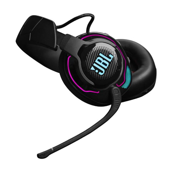 JBL Quantum 910 | Casque de jeu Pro circum-auriculaire - Sans Fil - Éclairage RGB - Réduction de bruit - Noir | Sonxplus Saint-Jean-sur-Richelieu