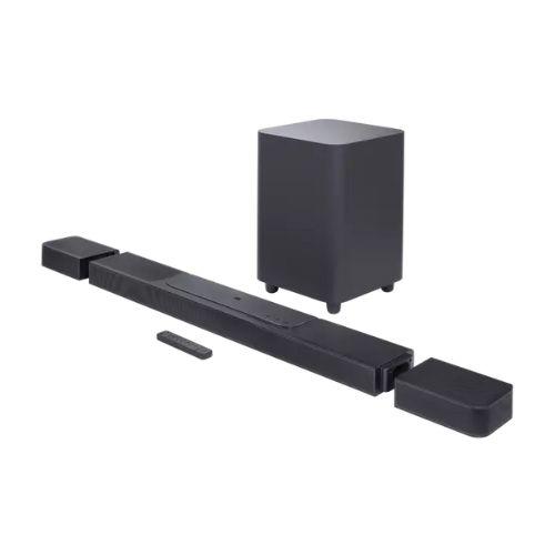 JBL Bar 1300 Pro | Barre de son 11.1.4 - Avec Haut-parleurs surround détachables et Caisson de graves 10" - Dolby Atmos - DTS:X - MultiBeam - 1170W - Noir-SONXPLUS St-Jean