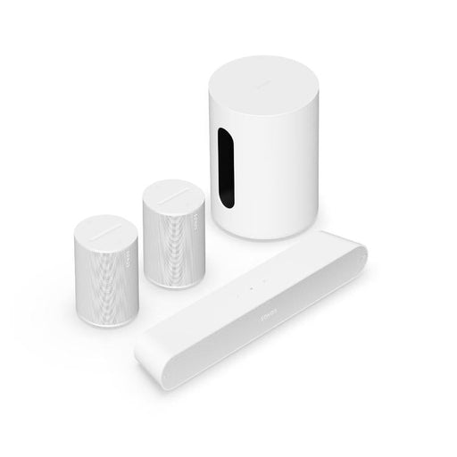 Sonos | Ensemble immersif avec Ray - Sub Mini - 2 x Era 100 - Blanc-SONXPLUS St-Jean