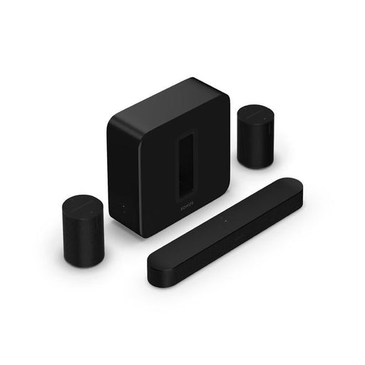 Sonos | Ensemble immersif haut de gamme avec Beam - Sub - Era 100 - Noir-SONXPLUS St-Jean