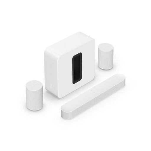 Sonos | Ensemble immersif haut de gamme avec Beam - Sub - Era 100 - Blanc-SONXPLUS St-Jean