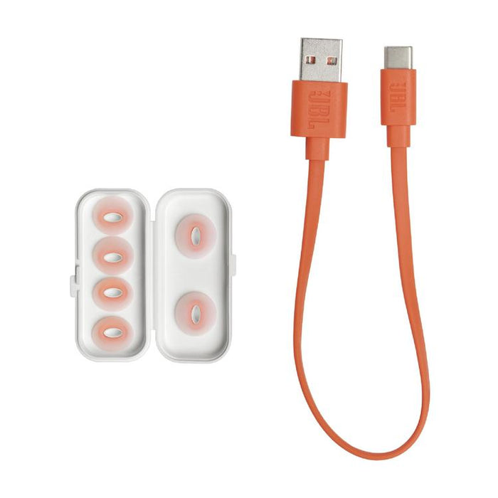 JBL Tune Flex | Écouteurs intra-auriculaires - 100% Sans fil - Bluetooth - Réduction de bruit - Conception Stick-open - IPX4 - Blanc-SONXPLUS St-Jean