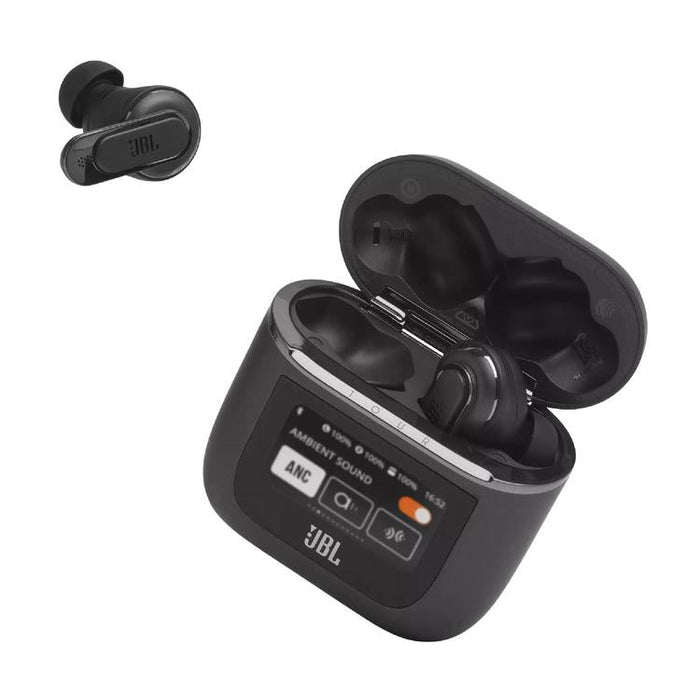 JBL TOUR PRO 2 | Écouteurs intra-auriculaires - Sans fil - Bluetooth - True ANC - 6 microphones - Étui intelligent - Noir-SONXPLUS St-Jean