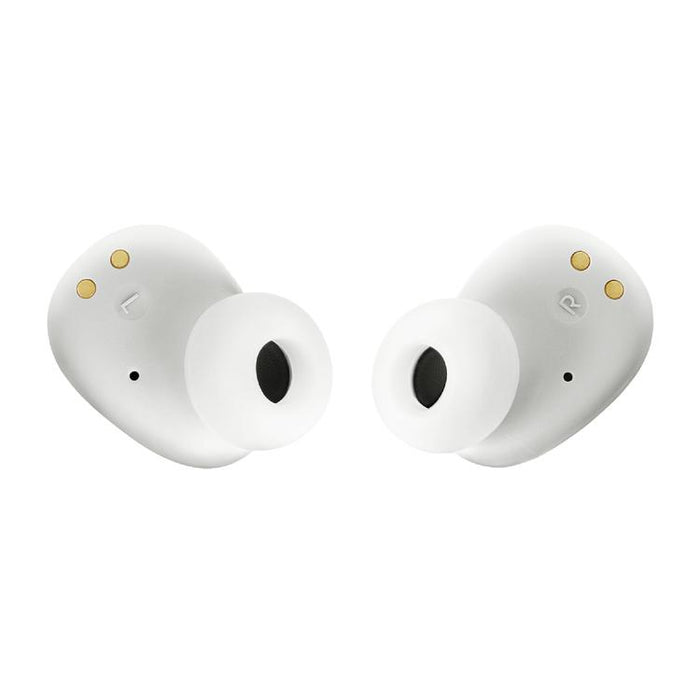 JBL Vibe Buds | Écouteurs intra-auriculaires - Sans fil - Bluetooth - Technologie Smart Ambient - Blanc-SONXPLUS St-Jean