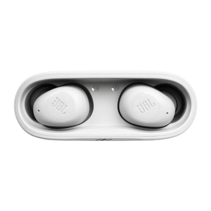 JBL Vibe Buds | Écouteurs intra-auriculaires - Sans fil - Bluetooth - Technologie Smart Ambient - Blanc-SONXPLUS St-Jean