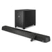Polk MagniFi MAX AX | Système Cinéma maison 5.1.2 - Barre de son Max - 1 Caisson de graves 10" sans fil - Noir-SONXPLUS St-Jean