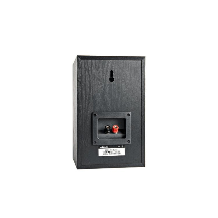 Polk T15 | Ensemble d'Haut-parleurs de bibliothèque - Noir - Paire-SONXPLUS St-Jean
