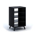 Sonora S40A5N | Meuble audio - 5 Étagères - Grande capacitée de stockage - Noir | Sonxplus Saint-Jean-sur-Richelieu