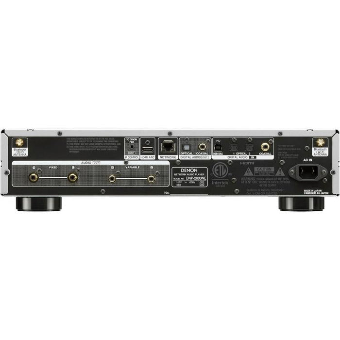 Denon DNP-2000NE | Lecteur réseau haute résolution - HEOS intégré - Wi-fi - Argent-SONXPLUS St-Jean