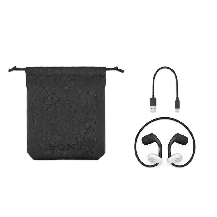 Sony Float Run WIOE610 | Ecouteurs avec micro - Supra-auriculaires - Bluetooth - Sans fil - Noir-SONXPLUS St-Jean