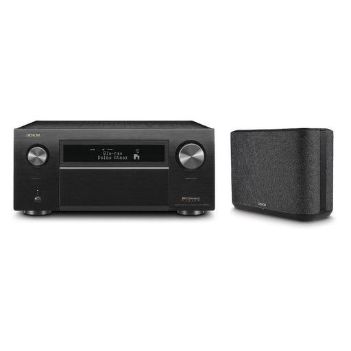 Denon AVRX8500HA & HOME250 | Ensemble Récepteur AV 13.2 canaux et haut-parleur sans-fil - Cinéma maison - Bluetooth - Wi-Fi - 8K - HEOS - Noir-SONXPLUS St-Jean