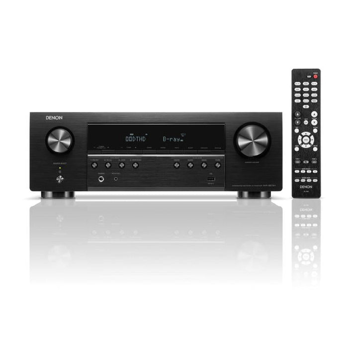 DENON AVRS670H | Récepteur AV cinéma maison 5.2 Canaux - HDMI 8K - Heos intégré - Bluetooth - Wi-Fi - Noir-SONXPLUS St-Jean